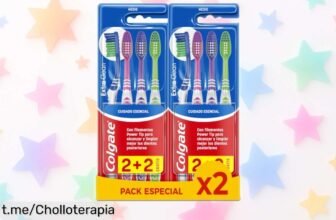 Pack de 4 cepillos Colgate Extra Clean a un precio loco: limpia dientes, lengua y encías para una sonrisa fresca. ¡No dejes escapar esta oportunidad única!