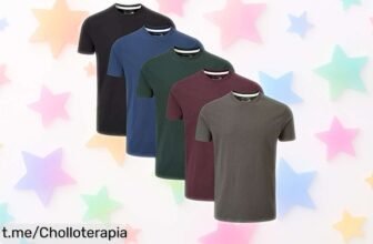 Pack de 5 camisetas Charles Wilson, el chollo que no te puedes perder a precio regalado y con un detalle único en el cuello ¡renueva tu armario sin gastar!