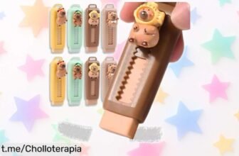 Pack de 6 gomas de borrar retráctiles Capybara adorables a precio sorprendente que no querrás dejar escapar, ¡hazte con ellas y olvida los errores!