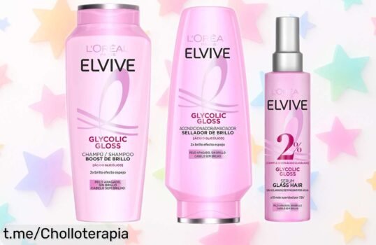Pack de champú, acondicionador y sérum L’Oréal Paris para un brillo espectacular a precio rebajado; tu pelo pide este chollo ahora más que nunca.