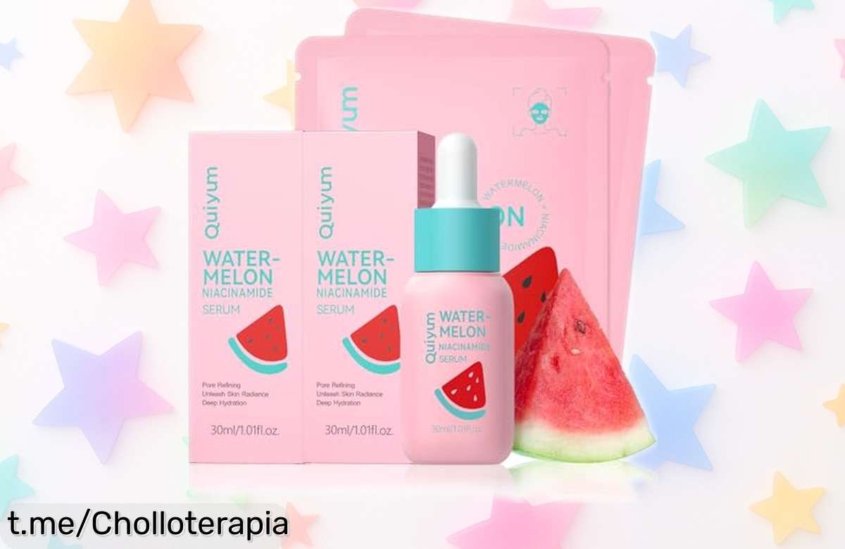 Pack de skincare QUIYUM con suero de niacinamida y mascarillas: tu piel radiante y suave a un precio loco que te hará sonreír. ¡No lo pienses, aprovecha esta oferta única ya!