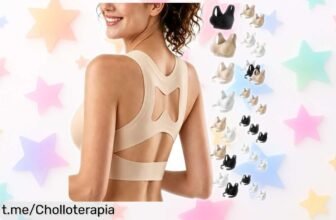 Pack de sujetadores deportivos correctores de espalda sin aro para mujer, ¡aplica el cupón y llévatelos a un precio increíble que tu bolsillo te agradecerá!
