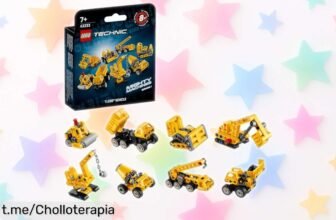 Pack sorpresa LEGO Technic con 8 vehículos de construcción para jugar, ¡una ganga increíble que hará volar tu creatividad! No dejes escapar esta oferta única y divertida.