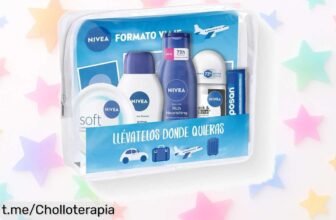 Pack viaje NIVEA con lo esencial para tu cuidado personal ¡Llévate todo en un neceser transparente a un precio que es un regalo! No dejes pasar esta oportunidad única.