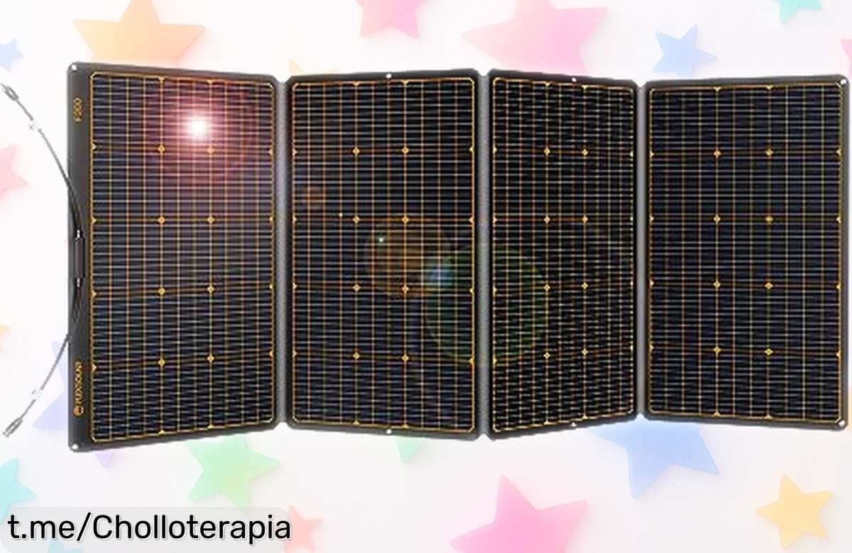 Panel solar plegable FlexSolar 360 W para tus aventuras: carga rápida y resistente, ¡aprovécha este precio regalado antes de que se agote!