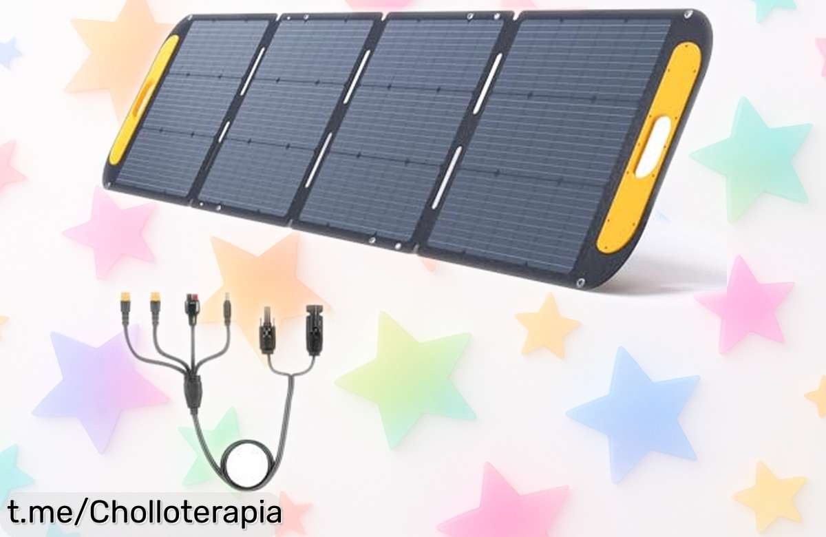 Panel solar plegable VTOMAN VS200 Pro de 200W a precio increíble: carga rápida y resistente al agua, llévalo a todas partes y aprovecha esta oportunidad única antes de que desaparezca.