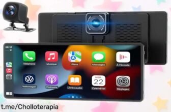 Pantalla de coche de 10,26 pulgadas con CarPlay y Android Auto: Renueva tu viaje ahora y disfruta de un sonido premium mientras viajas seguro. ¡No te quedes sin el tuyo!