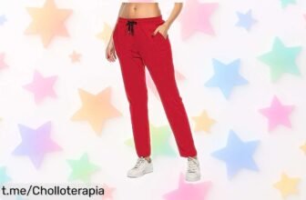 Pantalón chándal de algodón para mujer, el básico que sienta bien y dura un montón a un precio loco. ¡No dejes escapar este chollazo y disfruta cada momento!
