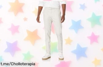 Pantalón chino ajustado Amazon Essentials a un precio de escándalo, siempre listo y con bolsillos seguros - ¡no dejes pasar este ofertón que no verás otra vez!
