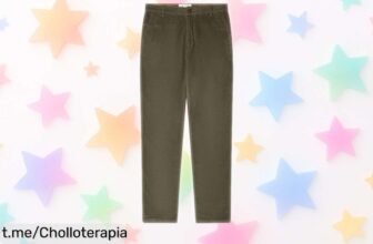 Pantalones Springfield Chino Micro Corduroy para hombre: ¡resistentes, estilosos y a un precio de locura que no te puedes perder! Aprovecha ya esta oportunidad.