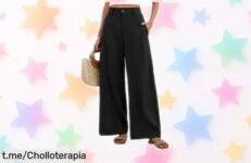 Pantalones anchos de algodón lino Fashora a precio loca: elegancia y comodidad al mejor costo, ¡no te los pierdas y siéntete increíble de inmediato!