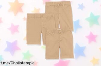 Pantalones cortos para niños Amazon Essentials en pack de 3, un super chollo que crece con ellos y está a un precio loco ¡Consigue los tuyos antes de que se agoten!