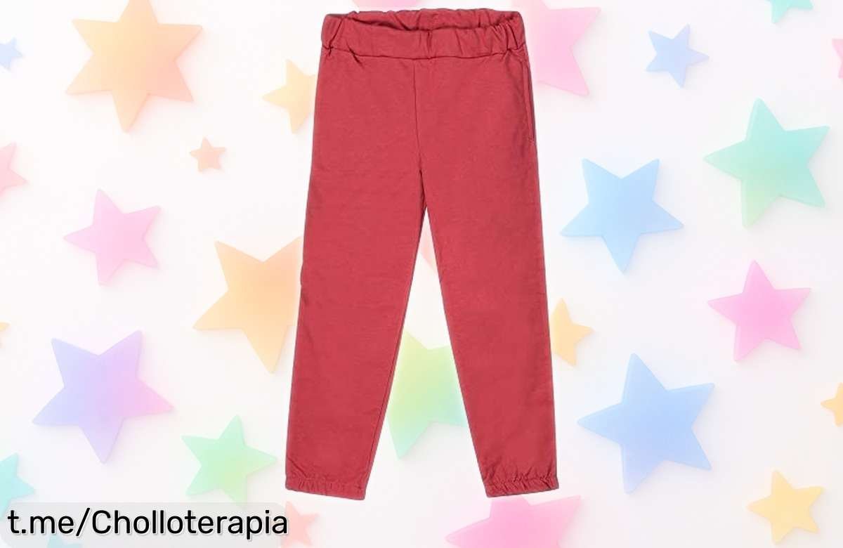 Pantalones de chándal NAME IT para niñas con tejido que absorbe sudor, la oferta perfecta para que estén cómodas y frescas todo el día, ¡no te lo pierdas!