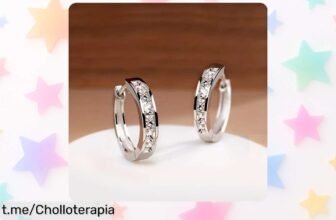 Pendientes de aro con circonita cúbica cuadrada: ¡ofertón espectacular que le dará un toque elegante a tu estilo diario y vuela porque su precio está tirado!