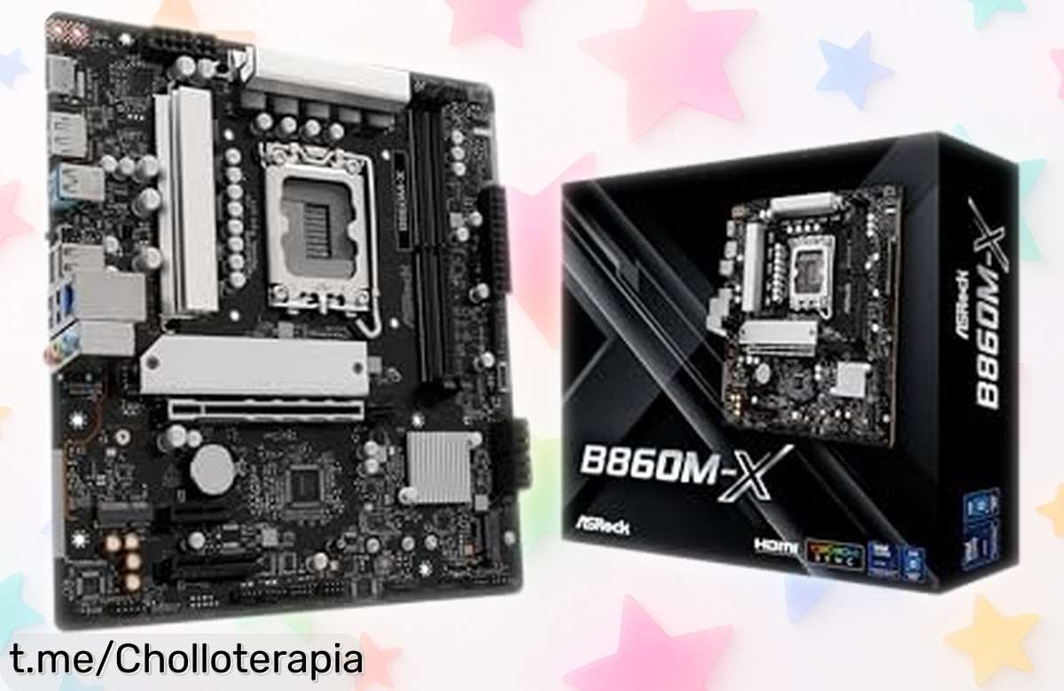 Placa base ASRock B860MX con DDR5, USBC veloz y gráficos impresionantes: ¡precio de escándalo que no puedes dejar escapar!