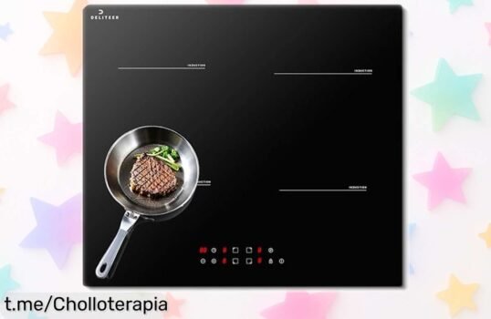 Placa de inducción empotrable de 4 fuegos con potencia Boost a precio loco: haz tu cocina más fácil y moderna rápidamente, ¡no te quedes sin ella!