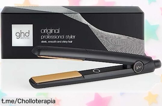 Plancha de pelo profesional ghd Original Styler a precio loco: 30 segundos para un cabello liso, brillante y suave. ¡No te quedes sin la tuya y presume de estilo!