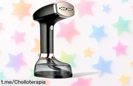 Plancha de vapor portátil SFEATRU: quita arrugas al instante, ideal para llevar contigo y ahora a un precio de ganga que no te puedes perder. ¡Luce siempre impecable sin complicaciones!