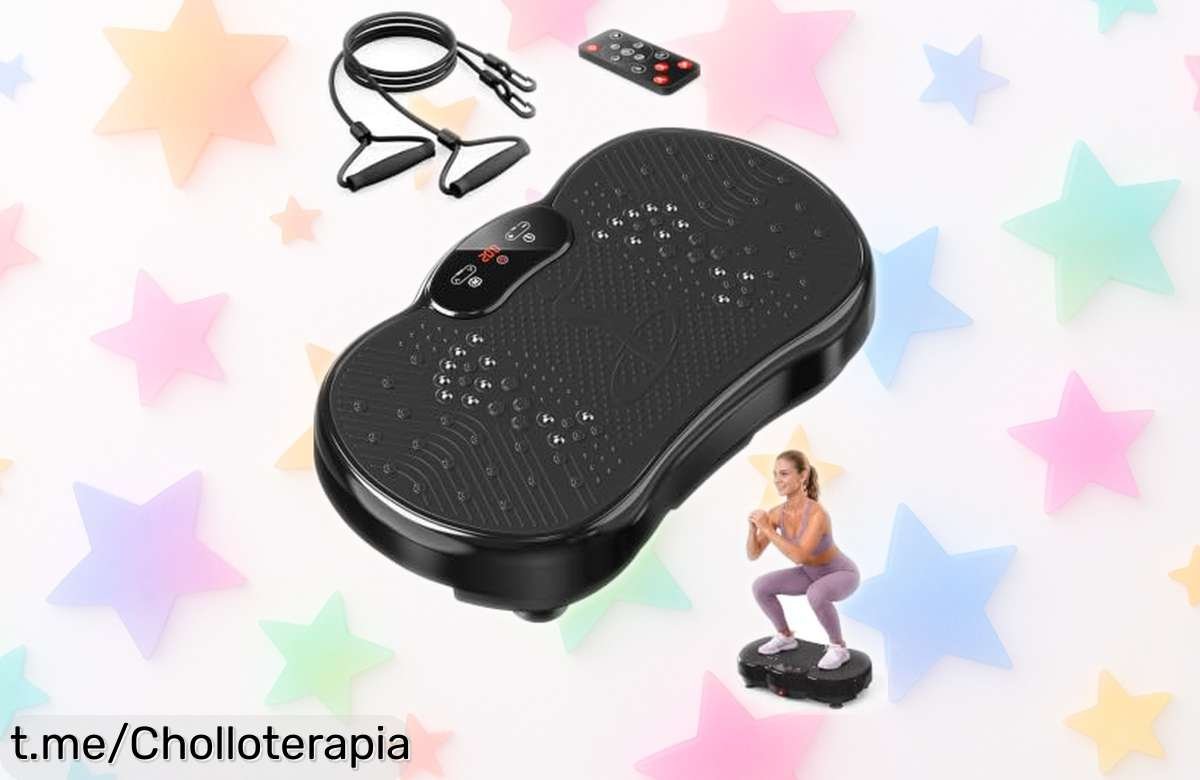 Plataforma vibratoria HTM: Dale vida a tu cuerpo en solo 10 minutos y aprovecha este super chollo que no puedes dejar pasar. ¡Actívate y siente la energía hoy mismo!