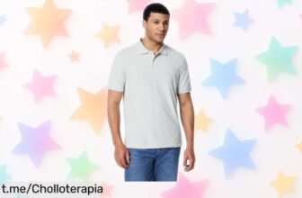 Polo básico de algodón Amazon Essentials a precio loco y estilo inigualable, ¡lleva tu look diario al siguiente nivel sin gastar una fortuna!