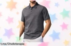 Polo de algodón básico COOFANDY para hombre a precio de ganga, ideal para cualquier ocasión: ¡no te quedes sin este chollazo y deslumbra con estilo!