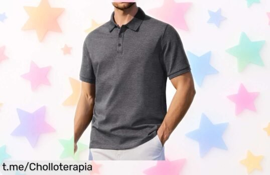 Polo de algodón básico COOFANDY para hombre a precio de ganga, ideal para cualquier ocasión: ¡no te quedes sin este chollazo y deslumbra con estilo!