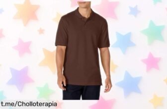 Polo de algodón piqué Amazon Essentials a un precio loco, duradero y versátil; no te pierdas esta oferta única que eleva tu estilo diario ya mismo.