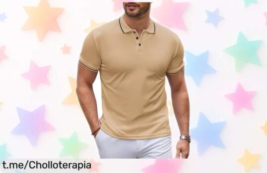 Polo de algodón transpirable para hombre a un precio que es un chollazo, resiste lavados y te acompaña en todos tus planes. ¡No dejes pasar esta oportunidad única!