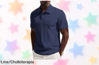 Polo de golf elástico PJ Paul Jones para hombre, estilo moderno a precio increíble y fresco; ¡aprovecha esta oferta antes de que se esfume!