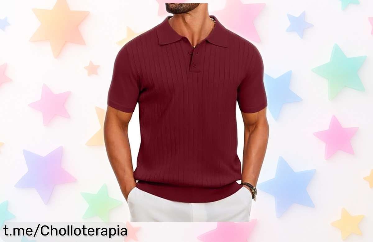 Polo de hombre COOFANDY, elástico y versátil, a un precio increíble que hará tus días más cómodos ¡No dejes pasar esta oferta antes que se acabe!