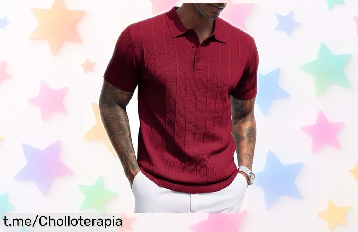 Polo para hombre COOFANDY, suave y clásico a un precio de locura que no volverás a ver. ¡Vístete con estilo y llévatelo ya antes de que volar!