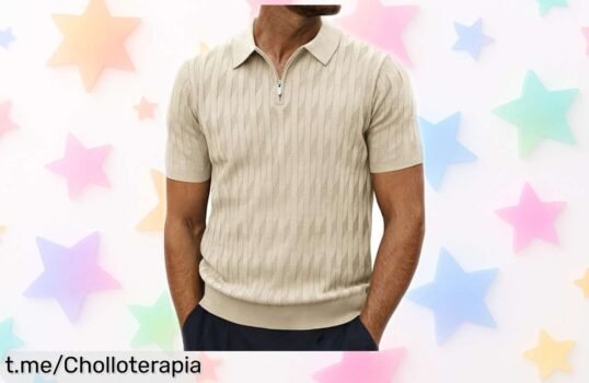 Polo retro de punto acanalado PJ Paul Jones: ¡ofertón total con precio de ganga que no puedes dejar escapar! Viste a la última y siéntete increíble.