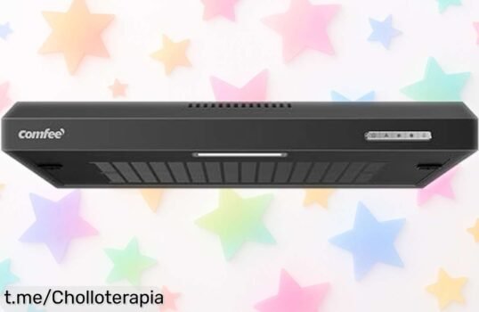 Potente campana extractora COMFEE SLIF17B60 con luces LED y succión increíble, ¡ofertón a precio locos que no podrás dejar escapar! Cocina sin olores ni grasa ya mismo.