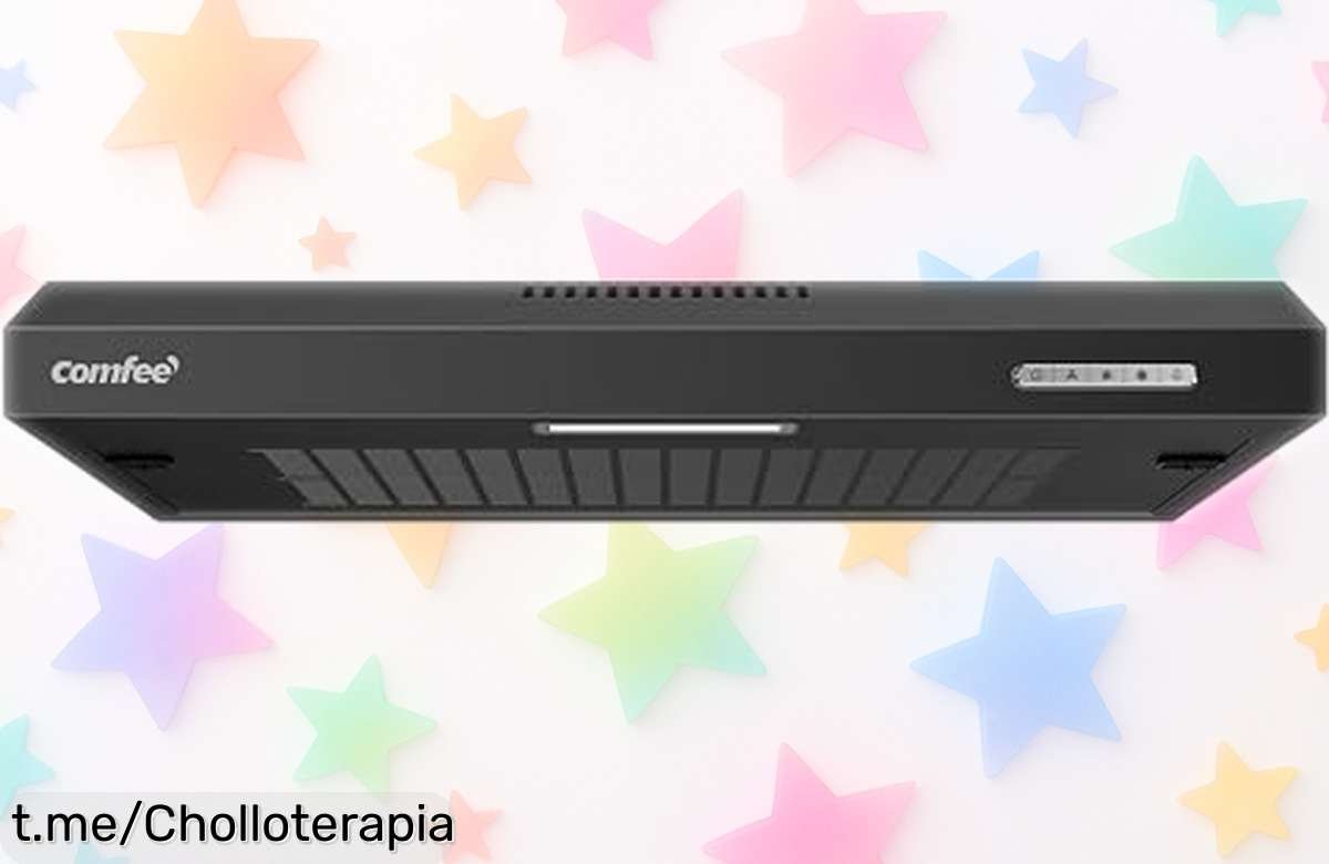 Potente campana extractora COMFEE SLIF17B60 con luces LED y succión increíble, ¡ofertón a precio locos que no podrás dejar escapar! Cocina sin olores ni grasa ya mismo.