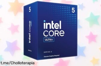 Potente procesador Intel Core Ultra 5 225F, ¡ofertón impresionante para gamers y trabajadores! Date prisa, este precio loco no durará mucho tiempo.