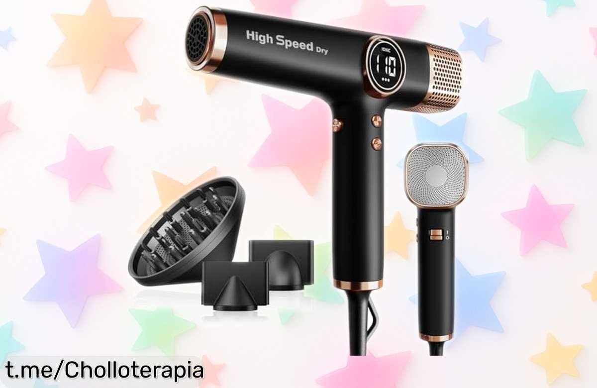 Potente secador de pelo Faszin que seca en solo 3 minutos, silencio absoluto y acabados increíbles a un precio rebajado ¡No te lo pierdas y lucirás radiante!