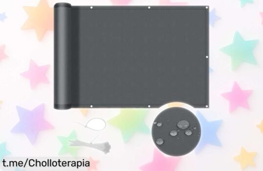 Protege tu privacidad con la malla para balcón Cool Area, el ofertón resistente que no puedes dejar pasar, ¡hazte con ella antes de que se agote!