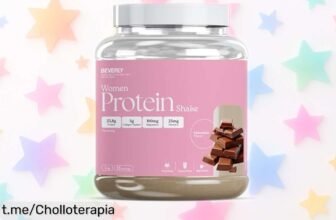Proteína de suero Beverly Women Protein con colágeno y magnesio, ¡super chollo en pack de 33 servicios! Cuida tu piel y músculos a un precio que no podrás creer.