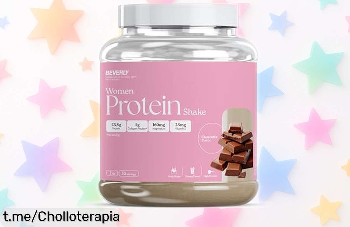 Proteína de suero Beverly Women Protein con colágeno y magnesio, ¡super chollo en pack de 33 servicios! Cuida tu piel y músculos a un precio que no podrás creer.