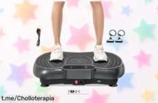 Quema 3.000 calorías en solo 10 minutos con la plataforma vibratoria y siente el bienestar que mereces, ¡no dejes pasar este ofertón único!