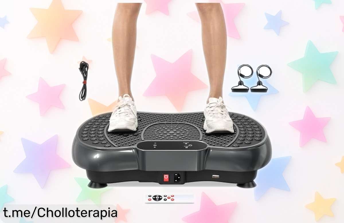 Quema 3.000 calorías en solo 10 minutos con la plataforma vibratoria y siente el bienestar que mereces, ¡no dejes pasar este ofertón único!
