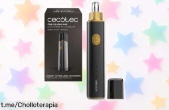 Recortador inalámbrico para nariz y orejas Cecotec PrecisionCare NoseTrim: bajada de precios increíble, ¡no te quedes sin tu corte limpio y eficaz hoy!
