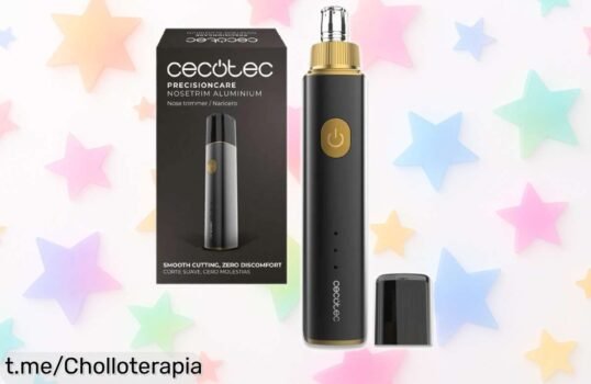 Recortador inalámbrico para nariz y orejas Cecotec PrecisionCare NoseTrim: bajada de precios increíble, ¡no te quedes sin tu corte limpio y eficaz hoy!