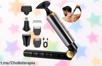 Recortadora de pelo para todo el cuerpo Hatteker a precio de escándalo: ¡detalles perfectos donde más lo necesitas! No dejes pasar esta oferta única que no se repetirá.