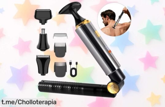 Recortadora de pelo para todo el cuerpo Hatteker a precio de escándalo: ¡detalles perfectos donde más lo necesitas! No dejes pasar esta oferta única que no se repetirá.