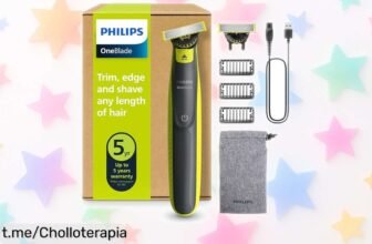Recortadora y afeitadora eléctrica Philips OneBlade 360 QP2724/31, un chollazo para que lleves siempre el look perfecto sin complicaciones, ¡hazla tuya antes de que desaparezca!