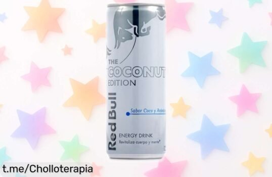 Red Bull Coconut Edition 250ml, la bebida energética tropical que da alas y está de precio loco para recargar tus pilas ahora mismo, ¡no te lo puedes perder!