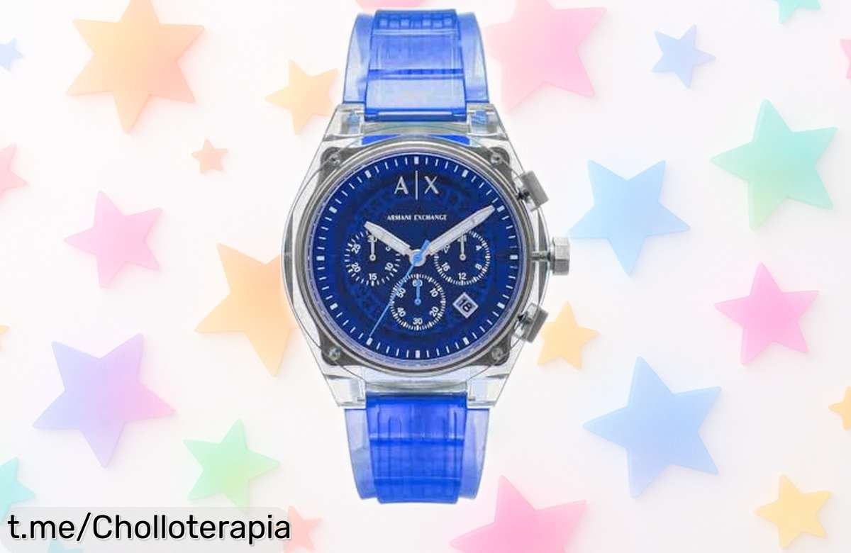 Reloj Armani Exchange para hombre, cronógrafo y diseño moderno a un precio que no canta: aprovecha este super chollo antes de que se escape tu estilo.