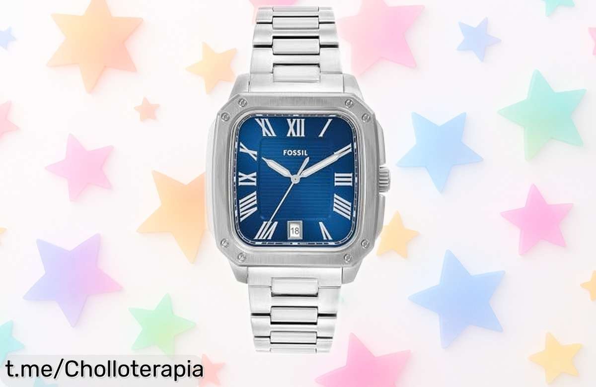 Reloj Fossil para hombre con estilo y movimiento preciso, ahora a precio de ganga: ¡es tu oportunidad para lucir genial todos los días!