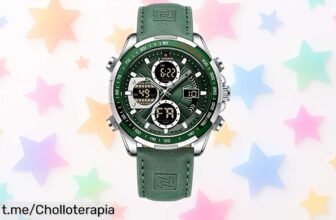 Reloj Naviforce para hombre con doble pantalla y cuero resistente a un precio loco: ¡agárralo rápido antes de que se agote! Un estilo que nunca pasa de moda.